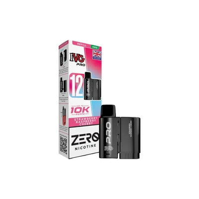 I VG Vaping Products 0mg IVG Pro 12 Refill Pods 10000 Puffs