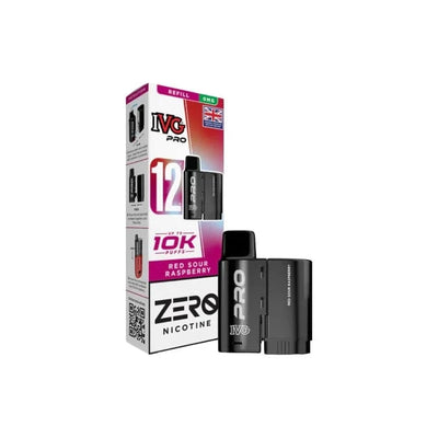 I VG Vaping Products 0mg IVG Pro 12 Refill Pods 10000 Puffs