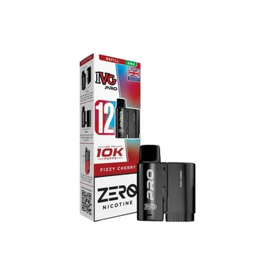 I VG Vaping Products 0mg IVG Pro 12 Refill Pods 10000 Puffs