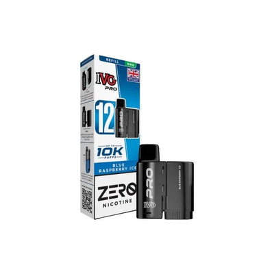 I VG Vaping Products 0mg IVG Pro 12 Refill Pods 10000 Puffs