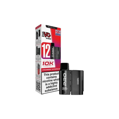 I VG Vaping Products 10mg IVG Pro 12 Refill Pods 10000 Puffs