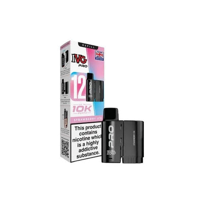 I VG Vaping Products 10mg IVG Pro 12 Refill Pods 10000 Puffs