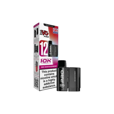 I VG Vaping Products 10mg IVG Pro 12 Refill Pods 10000 Puffs