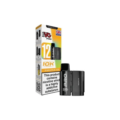 I VG Vaping Products 10mg IVG Pro 12 Refill Pods 10000 Puffs