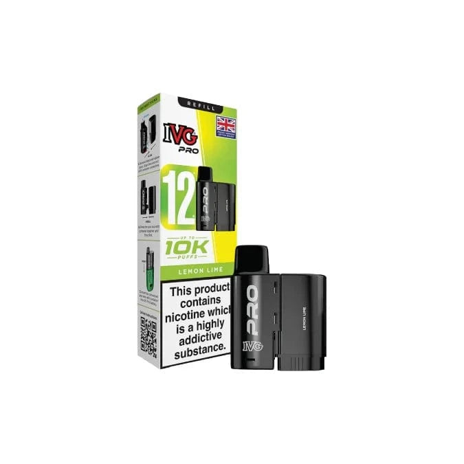 I VG Vaping Products 10mg IVG Pro 12 Refill Pods 10000 Puffs