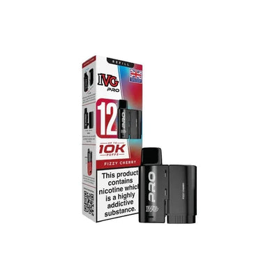 I VG Vaping Products 10mg IVG Pro 12 Refill Pods 10000 Puffs