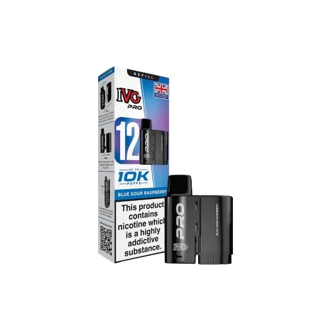 I VG Vaping Products 10mg IVG Pro 12 Refill Pods 10000 Puffs