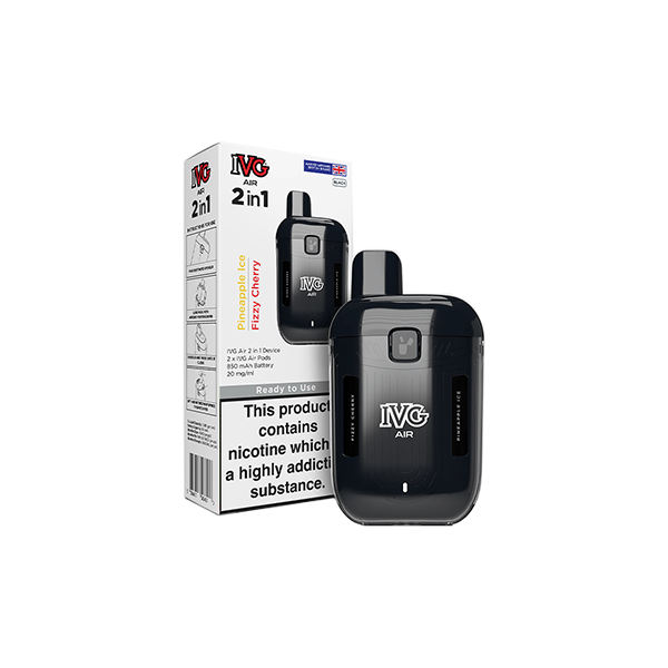 I VG Vaping Products 20mg I VG Air 2 in 1 Disposable Rechargeable Pod Vape Kit 1200 Puffs
