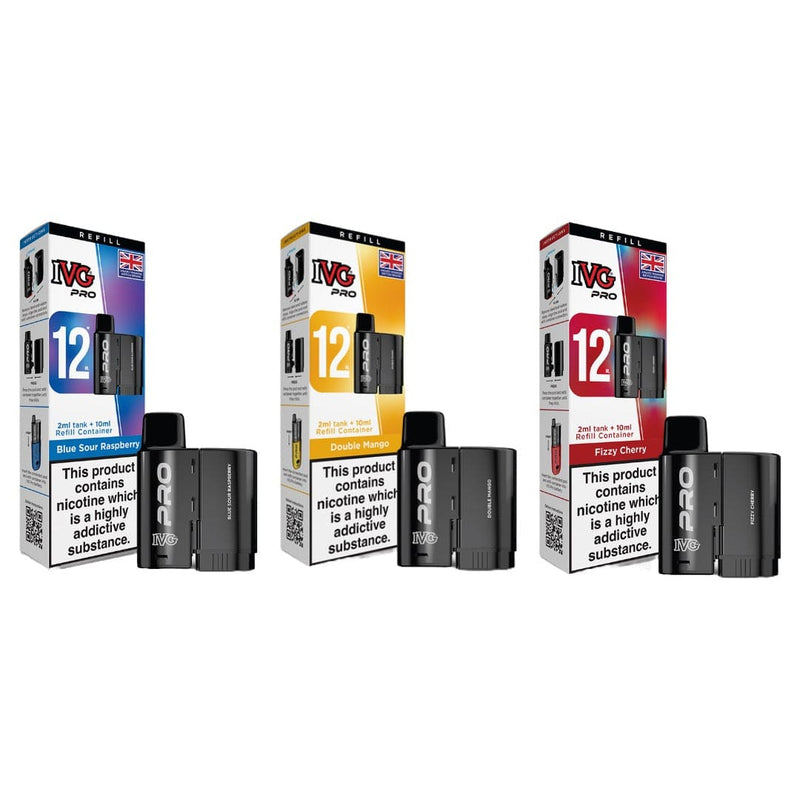 I VG Vaping Products 20mg I VG Pro 12 Refill Pod Pack 10000 Puffs