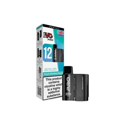 I VG Vaping Products 20mg I VG Pro 12 Refill Pod Pack 10000 Puffs