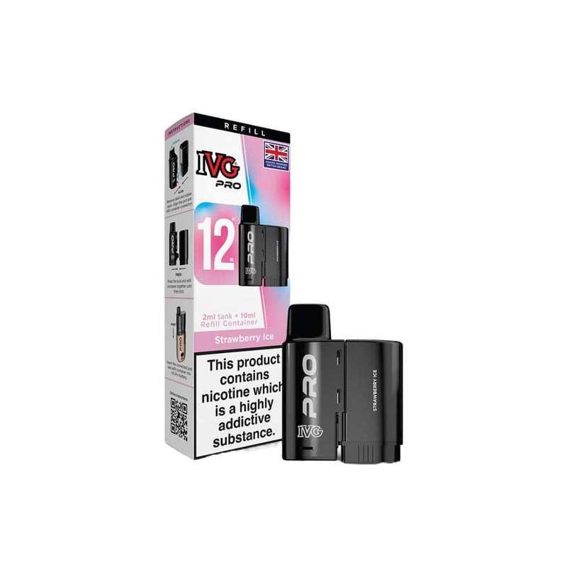 I VG Vaping Products 20mg I VG Pro 12 Refill Pod Pack 10000 Puffs