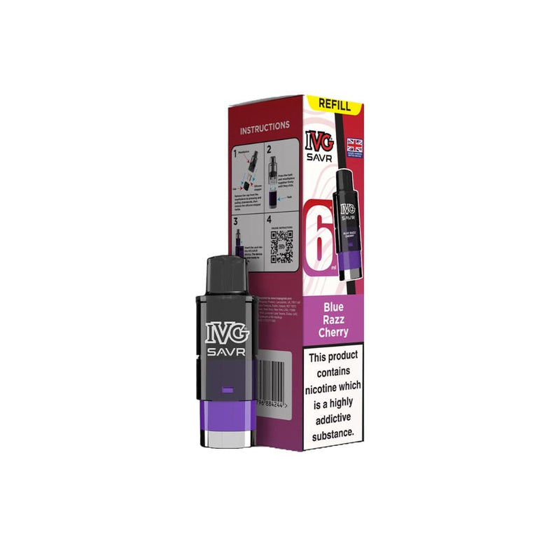 I VG Vaping Products 20mg I VG SAVR Refill Pod Pack 3000 Puffs