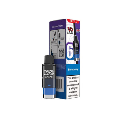 I VG Vaping Products 20mg I VG SAVR Refill Pod Pack 3000 Puffs