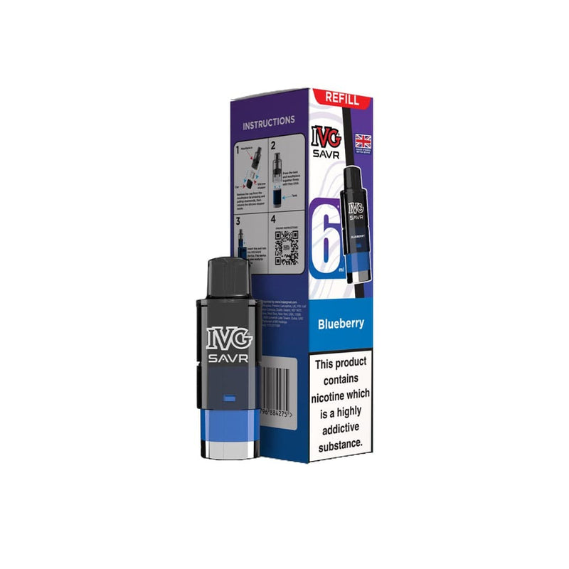 I VG Vaping Products 20mg I VG SAVR Refill Pod Pack 3000 Puffs