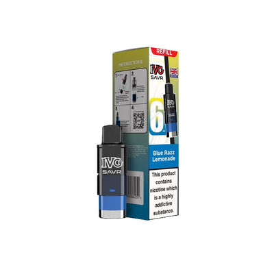 I VG Vaping Products 20mg I VG SAVR Refill Pod Pack 3000 Puffs