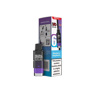 I VG Vaping Products 20mg I VG SAVR Refill Pod Pack 3000 Puffs