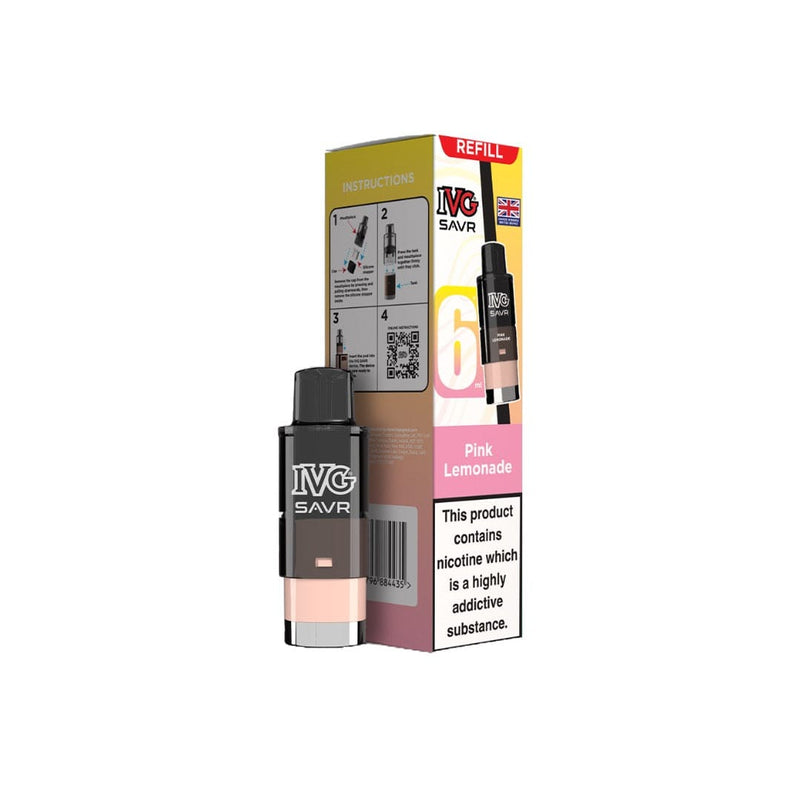 I VG Vaping Products 20mg I VG SAVR Refill Pod Pack 3000 Puffs