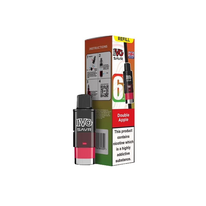 I VG Vaping Products 20mg I VG SAVR Refill Pod Pack 3000 Puffs