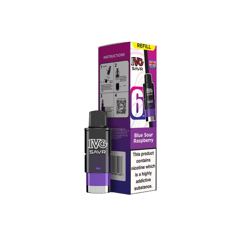 I VG Vaping Products 20mg I VG SAVR Refill Pod Pack 3000 Puffs
