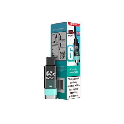 I VG Vaping Products 20mg I VG SAVR Refill Pod Pack 3000 Puffs