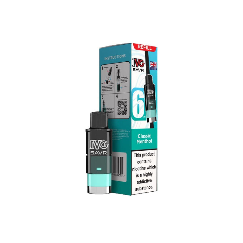 I VG Vaping Products 20mg I VG SAVR Refill Pod Pack 3000 Puffs