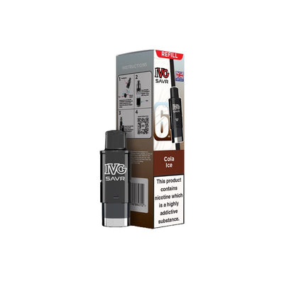 I VG Vaping Products 20mg I VG SAVR Refill Pod Pack 3000 Puffs