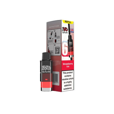I VG Vaping Products 20mg I VG SAVR Refill Pod Pack 3000 Puffs