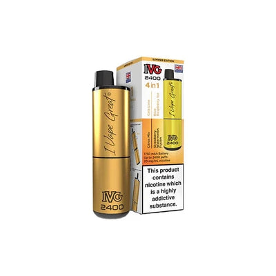 I VG Vaping Products IVG 2400 4 in 1 Multi Edition 20mg Rechargeable Pod Vape Kit 2400 Puffs