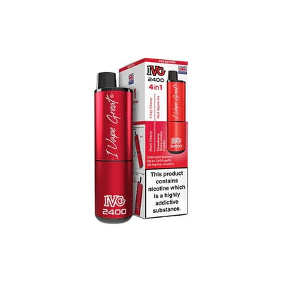 I VG Vaping Products IVG 2400 4 in 1 Multi Edition 20mg Rechargeable Pod Vape Kit 2400 Puffs
