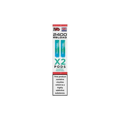 I VG Vaping Products IVG 2400 Reload 20mg Prefilled Pods 2ml 2400 Puffs 2 Pcs