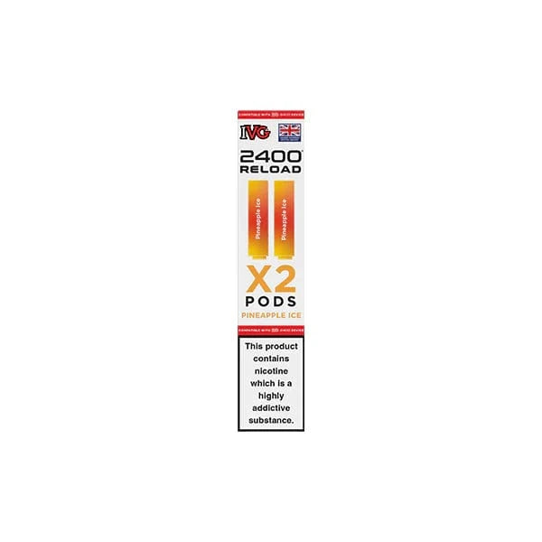 I VG Vaping Products IVG 2400 Reload 20mg Prefilled Pods 2ml 2400 Puffs 2 Pcs