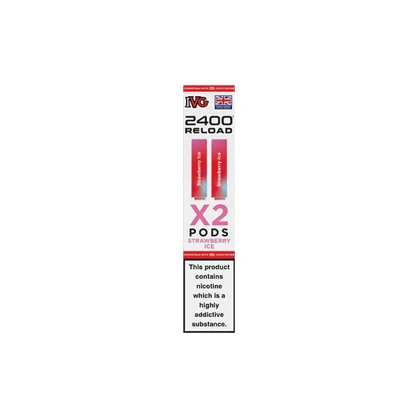 I VG Vaping Products IVG 2400 Reload 20mg Prefilled Pods 2ml 2400 Puffs 2 Pcs