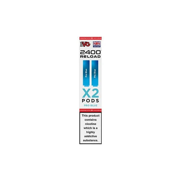 I VG Vaping Products IVG 2400 Reload 20mg Prefilled Pods 2ml 2400 Puffs 2 Pcs