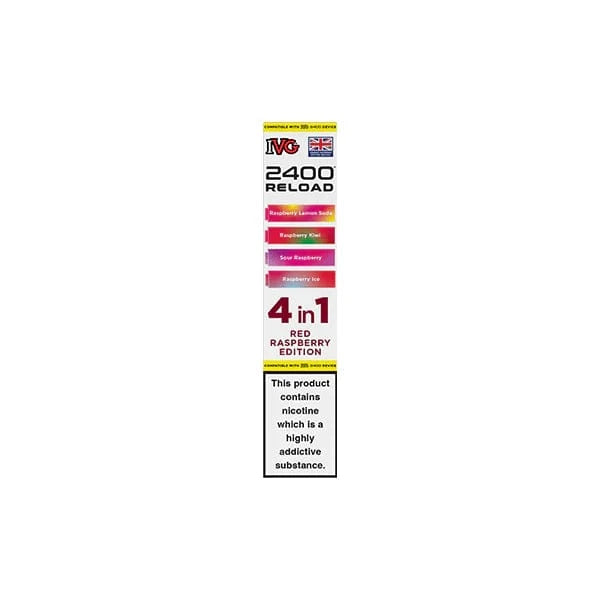 I VG Vaping Products IVG 2400 Reload Multi Edition 20mg Prefilled Pods 2ml 2400 Puffs 4 Pcs