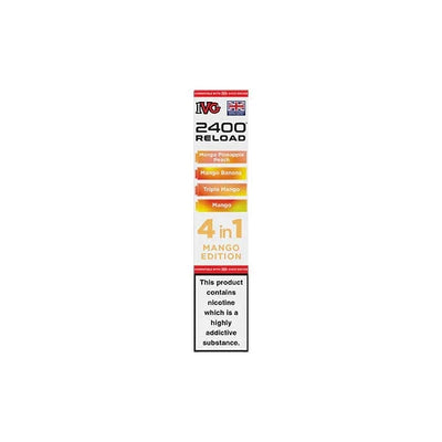I VG Vaping Products IVG 2400 Reload Multi Edition 20mg Prefilled Pods 2ml 2400 Puffs 4 Pcs