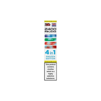 I VG Vaping Products IVG 2400 Reload Multi Edition 20mg Prefilled Pods 2ml 2400 Puffs 4 Pcs