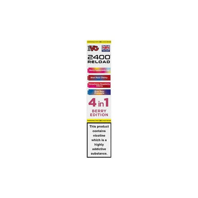 I VG Vaping Products IVG 2400 Reload Multi Edition 20mg Prefilled Pods 2ml 2400 Puffs 4 Pcs
