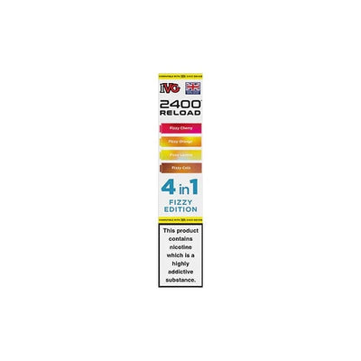 I VG Vaping Products IVG 2400 Reload Multi Edition 20mg Prefilled Pods 2ml 2400 Puffs 4 Pcs
