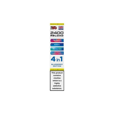 I VG Vaping Products IVG 2400 Reload Multi Edition 20mg Prefilled Pods 2ml 2400 Puffs 4 Pcs