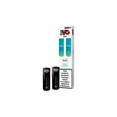 I VG Vaping Products IVG Air 20mg Prefilled Pods 2ml 1200 Puffs 2 Pcs