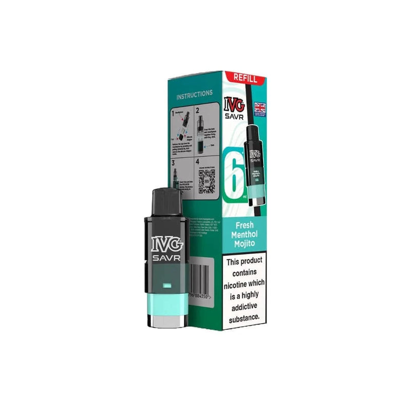 I VG Vaping Products IVG SAVR 20mg Refill Pod Pack 3000 Puffs