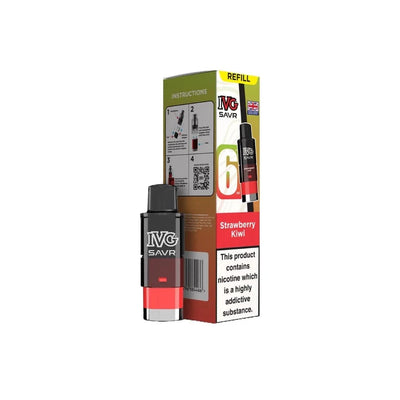I VG Vaping Products IVG SAVR 20mg Refill Pod Pack 3000 Puffs
