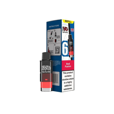 I VG Vaping Products IVG SAVR 20mg Refill Pod Pack 3000 Puffs