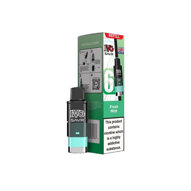 I VG Vaping Products IVG SAVR 20mg Refill Pod Pack 3000 Puffs