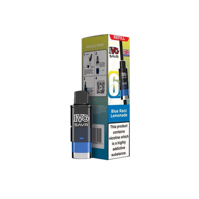 I VG Vaping Products IVG SAVR 20mg Refill Pod Pack 3000 Puffs