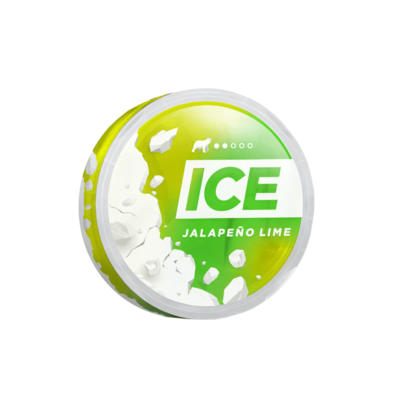 Ice Smoking Products 12mg Ice Jalapeno Lime Nicotine Pouches - 20 Pouches