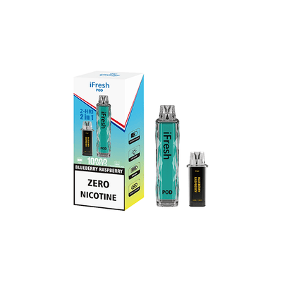 IFresh Vaping Products 0mg iFresh 10000 Puffs 2in1 Disposable Pod Kit