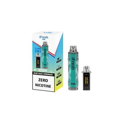 IFresh Vaping Products 0mg iFresh 10000 Puffs 2in1 Disposable Pod Kit