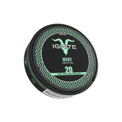 IGNITE Smoking Products 20mg Ignite Mint Slim Nicotine Pouches - 20 Pouches