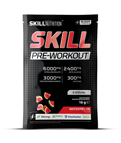 Skill Pre-Workout, Watermelon - 16 grams (1 serving)